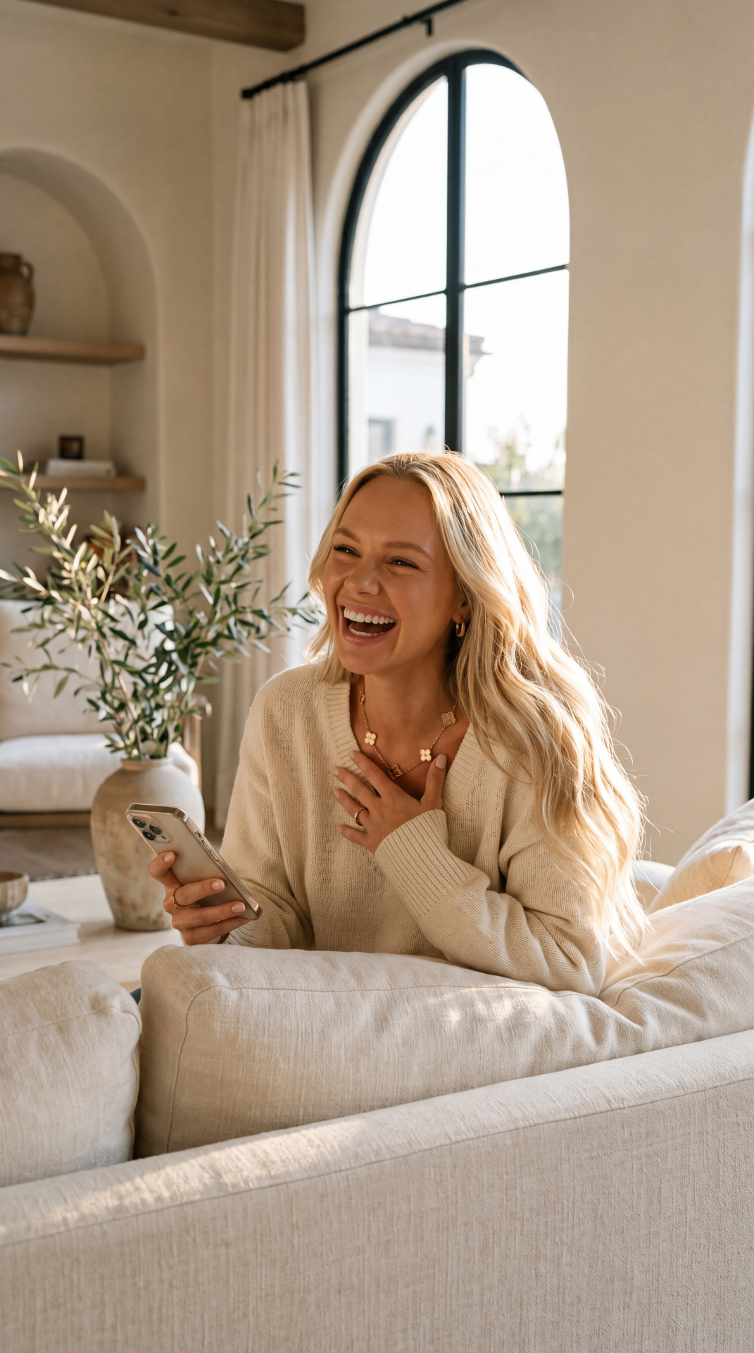 Katie Cross at home