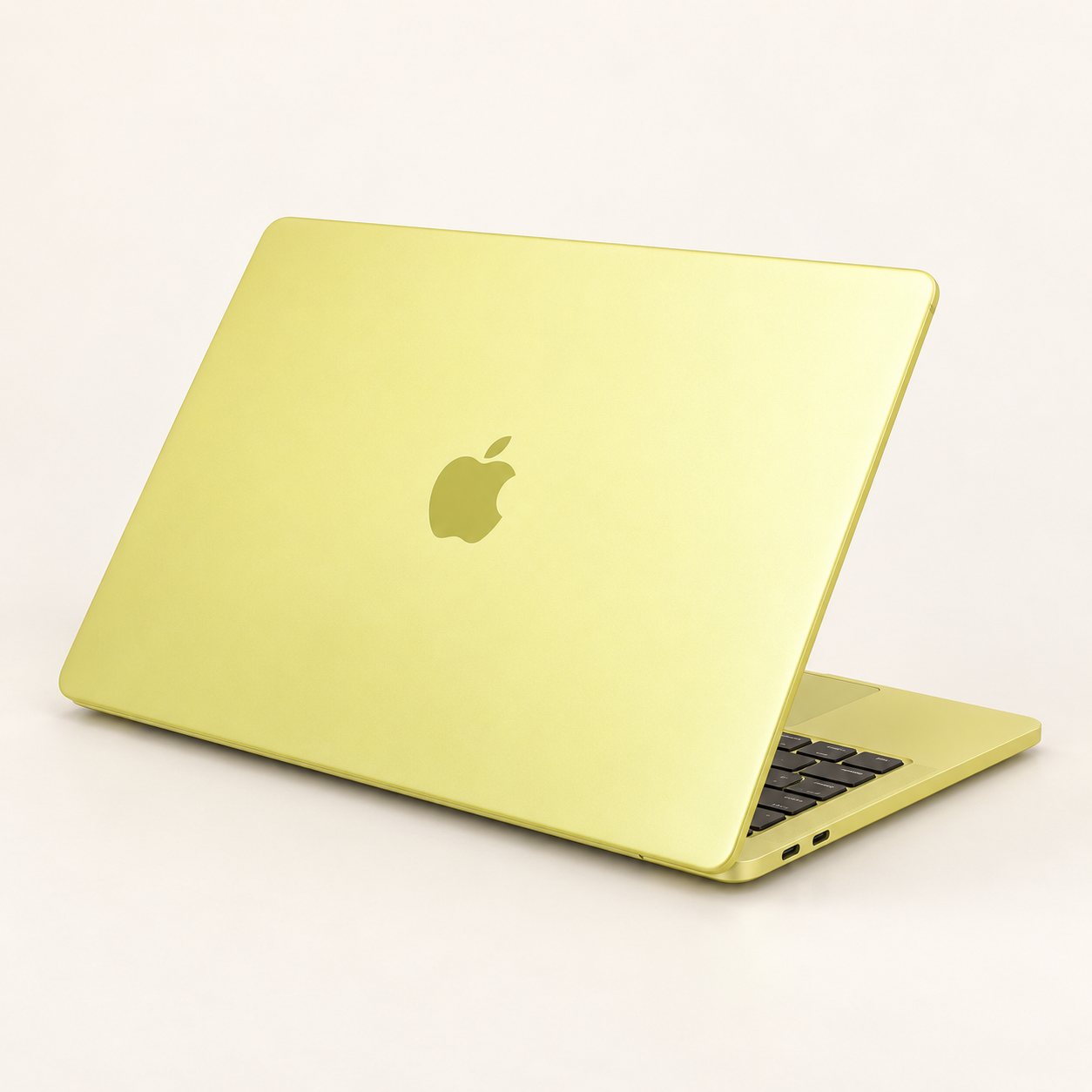 Yellow laptop